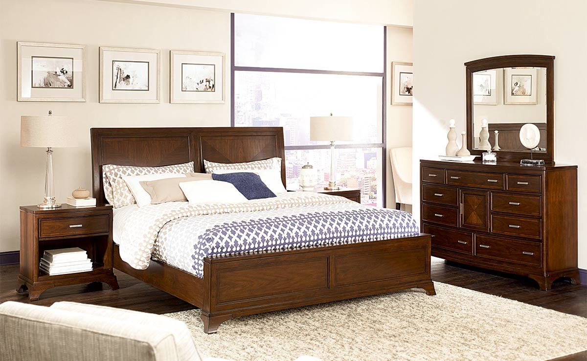 American drew ad r bed set contemporary bedroom by american ...